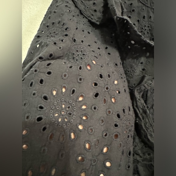 Madewell Eyelet Ruffle Front Blouse - Picture 5 of 6